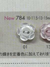 828A DAIYA BUTTONS Flower Pattern Double Hole Polyester Button DAIYA BUTTON(DAIYA BUTTON) Sub Photo