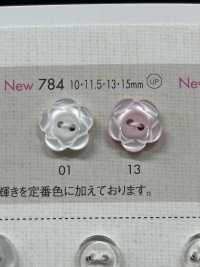 828A DAIYA BUTTONS Flower Pattern Double Hole Polyester Button DAIYA BUTTON(DAIYA BUTTON) Sub Photo