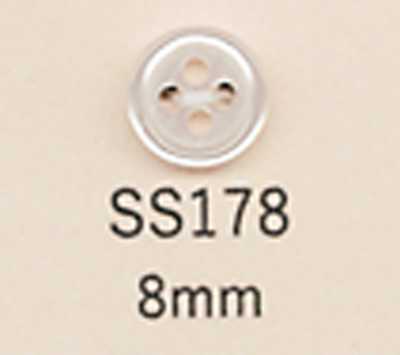 SS178 DAIYA BUTTONS Four-Hole Polyester Button