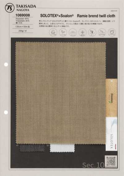 Soalon Triacetate Linen MIX SOLOTEX Stretch Twill
