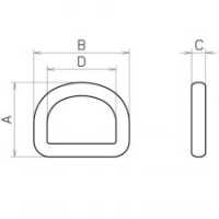 D25N-02 NIFCO D Ring[Buckles And Ring] NIFCO Sub Photo