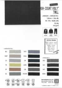 AW92001PD High Count Bisley Twill[Textile / Fabric] Matsubara Sub Photo