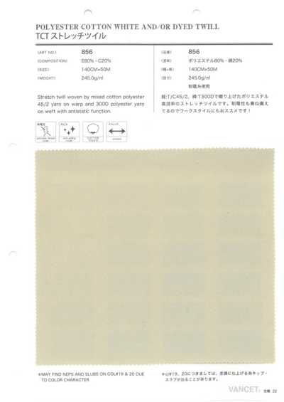 856 TCT Stretch Twill