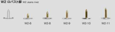 W2 JEANS RIVET Rivet Leg