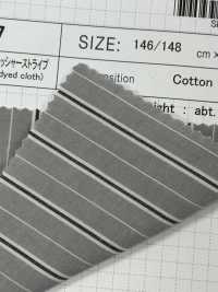 SBN007 Organic Natural Wrinkle Washed Stripes[Textile / Fabric] SHIBAYA Sub Photo