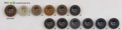 PRV45 Urea Resin Front-hole 4-hole Button