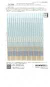 14344 Organic Cotton/Polyester Lawn Stripe