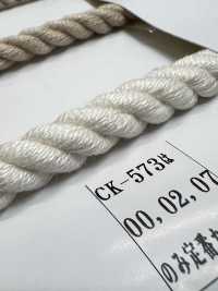 CK573 Cotton Twisted Cord[Ribbon Tape Cord] RIVER Sub Photo