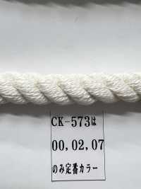 CK573 Cotton Twisted Cord[Ribbon Tape Cord] RIVER Sub Photo