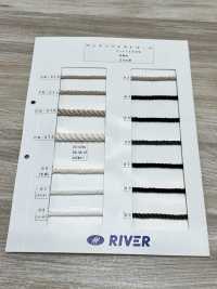 CK573 Cotton Twisted Cord[Ribbon Tape Cord] RIVER Sub Photo
