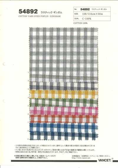 54892 Rustic Gingham