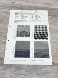 55402 Linen Canvas Stripes/gingham/ Dungaree[Textile / Fabric] VANCET Sub Photo