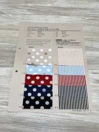 88202 SEVENBERRY® 20 Twill CAT-LIGHT Polka Dot And Stripe Pattern[Textile / Fabric] VANCET Sub Photo