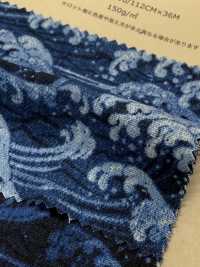 850350 SEVENBERRY® Tsumugi Shantung Denim-Style Japanese Pattern[Textile / Fabric] VANCET Sub Photo