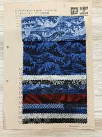 850350 SEVENBERRY® Tsumugi Shantung Denim-Style Japanese Pattern[Textile / Fabric] VANCET Sub Photo