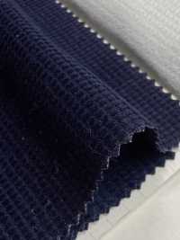 MK3500-ID Dobby Caramel Corduroy Indigo[Textile / Fabric] Kumoi Beauty Sub Photo