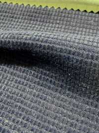 MK3500-ID Dobby Caramel Corduroy Indigo[Textile / Fabric] Kumoi Beauty Sub Photo