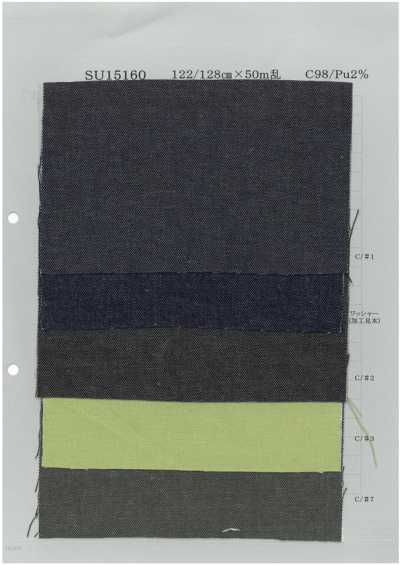 SU15160 Stretch Color Denim 8 Oz