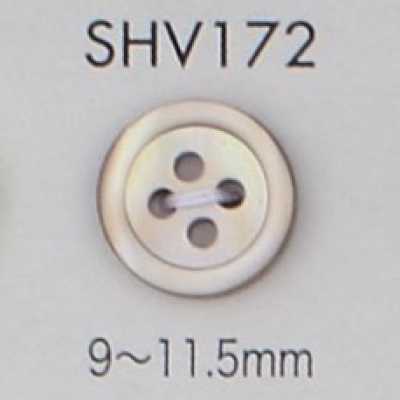 SHV172 4-hole Rimmed Shell Button