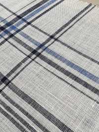 A-7072 Soft Linen Check[Textile / Fabric] ARINOBE CO., LTD. Sub Photo