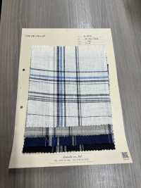 A-7072 Soft Linen Check[Textile / Fabric] ARINOBE CO., LTD. Sub Photo