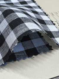 A-7070 Linen 100% Checked[Textile / Fabric] ARINOBE Sub Photo