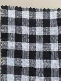 A-7070 Linen 100% Checked[Textile / Fabric] ARINOBE Sub Photo