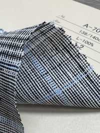 A-7069 Linen 100% Glen Check[Textile / Fabric] ARINOBE CO., LTD. Sub Photo