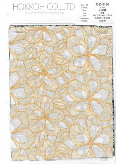 4023-842-1 Lawn Embroidery