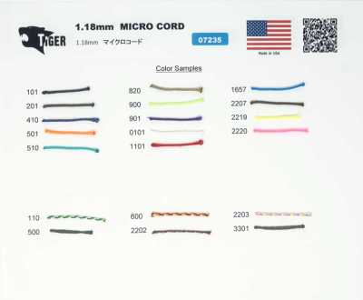 07235 TIGER Micro Cord 1.18mm