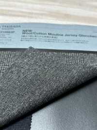 1010863P NEW Wool/Cotton Mouline Jersey Glencheck[Textile / Fabric] Takisada Nagoya Sub Photo