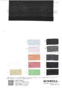 35477 Dyed Cotton/ Ramie Lawn Chambray Catch Wash Finish[Textile / Fabric] SUNWELL Sub Photo