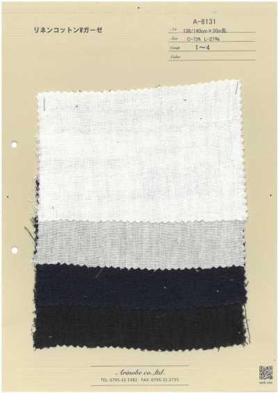 A-8131 Linen Cotton Double Gauze