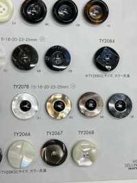 TY2078 Polyester Resin 2-hole Button DAIYA BUTTON(DAIYA BUTTON) Sub Photo