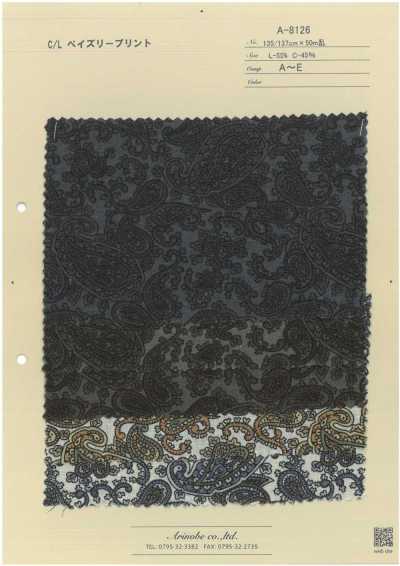 A-8126 C/L Paisley Print
