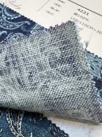 4221 SEVENBERRY® Uneven Thread Cloth Ethnic Javanese Cloth[Textile / Fabric] VANCET Sub Photo