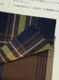 8849 T/R Check Twill Stretch[Textile / Fabric] VANCET Sub Photo