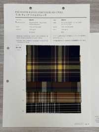 8849 T/R Check Twill Stretch[Textile / Fabric] VANCET Sub Photo