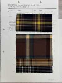8849 T/R Check Twill Stretch[Textile / Fabric] VANCET Sub Photo
