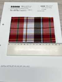 55008 40 Single Thread Broadcloth Broadcloth Madras Check[Textile / Fabric] VANCET Sub Photo