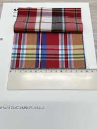 55008 40 Single Thread Broadcloth Broadcloth Madras Check[Textile / Fabric] VANCET Sub Photo