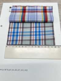 55008 40 Single Thread Broadcloth Broadcloth Madras Check[Textile / Fabric] VANCET Sub Photo