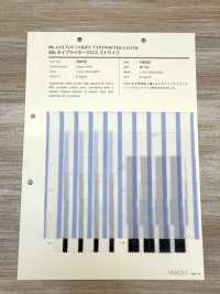 78050 80 Single Thread Typewriter Cloth Cloth Stripe[Textile / Fabric] VANCET Sub Photo
