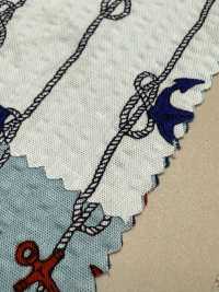 82161 SEVENBERRY® Ripple Cross The Sea Is A Man's Romance Anchor And Rope[Textile / Fabric] VANCET Sub Photo