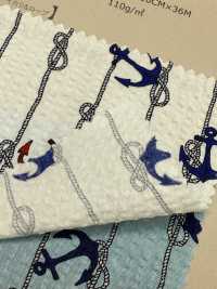 82161 SEVENBERRY® Ripple Cross The Sea Is A Man's Romance Anchor And Rope[Textile / Fabric] VANCET Sub Photo