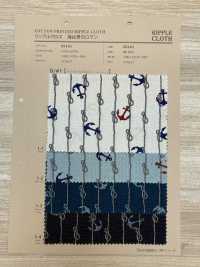 82161 SEVENBERRY® Ripple Cross The Sea Is A Man's Romance Anchor And Rope[Textile / Fabric] VANCET Sub Photo