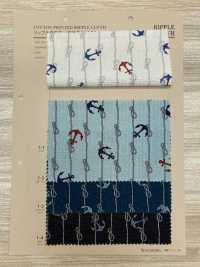 82161 SEVENBERRY® Ripple Cross The Sea Is A Man's Romance Anchor And Rope[Textile / Fabric] VANCET Sub Photo