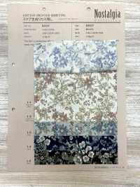 83037 SEVENBERRY® Nostalgia Collection Lawn Natural Leaves Delicate Flower[Textile / Fabric] VANCET Sub Photo