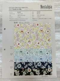 83039 SEVENBERRY® Lawn Nostalgia Collection Natural Scrap Leaves Hana Sarasa[Textile / Fabric] VANCET Sub Photo