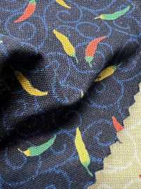 88234 SEVENBERRY® Loomstate Style Chili Pepper Sheeting[Textile / Fabric] VANCET Sub Photo